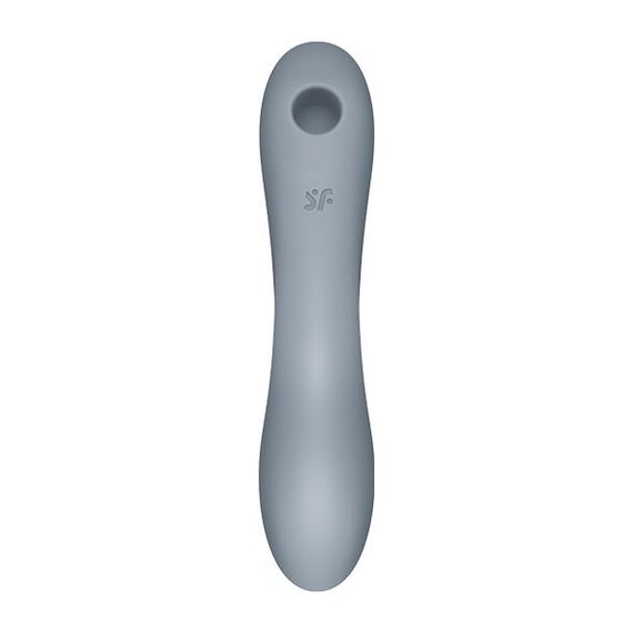 Вакуумний стимулятор з вібрацією Satisfyer Curvy Trinity 3 BlueGrey | Зображення 2