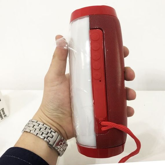 Портативна bluetooth колонка вологостійка TG-157 Pulse з різнокольоровою підсвіткою. Колір чорний | Зображення 2