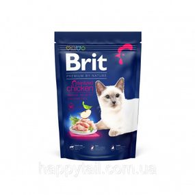 Корм сухой Brit Premium by Nature Cat Sterilised для стерилизованных котов с курицей 1.5 кг