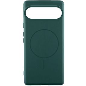 Чохол Silicone Cover Lakshmi (AA) with Magnetic Fit для Google Pixel 9 / 9 Pro Зелений / Dark green