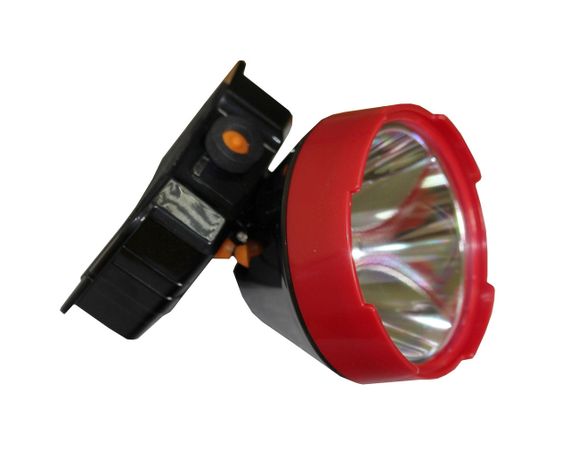 Налобный фонарь LED HL6 5W 6500K 3/10H 100/300L bat: 3.7V 2A IP54 Red/Black Ny95001236 | Зображення 4