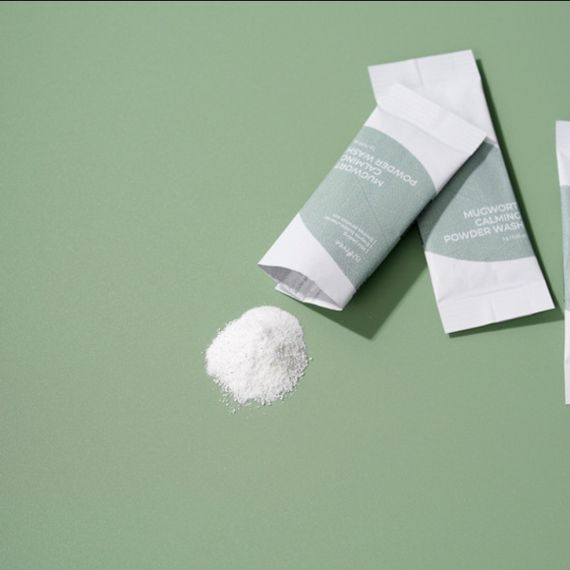 Пудра ензимна з полином для проблемної шкіри Isntree Mugwort Calming Powder Wash (1 g) | Зображення 1