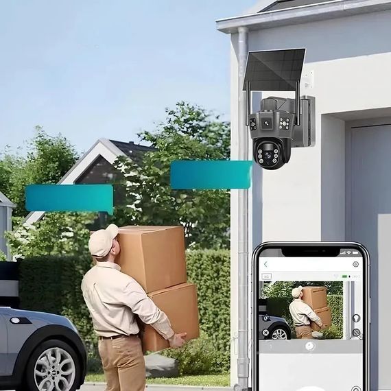 Wi-Fi камера відеоспостереження на сонячній батареї XPRO TP-18 (234572806_1686) | Зображення 2