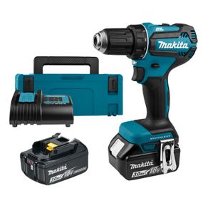 Шуруповерт Makita DDF485SFJ 18V, 3Ah, 27-50Нм 0-500/0-1900 об/мин, кейс (DDF485SFJ)