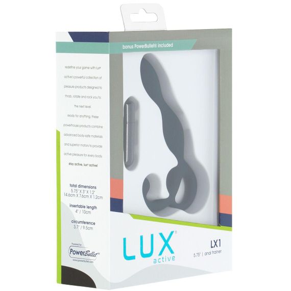 Масажер простати Lux Active – LX1 – Anal Trainer 5.75" – Dark Blue | Зображення 5
