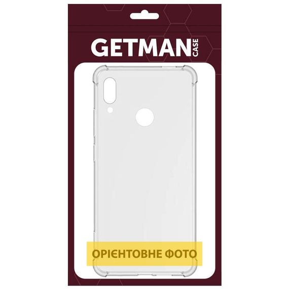 TPU чохол GETMAN Ease logo посилені кути Full Camera для Samsung Galaxy S25 FE Безбарвний (прозорий) | Зображення 2