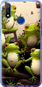 Чехол на Realme 3 Pro Жабки "5656u-1863-17620"