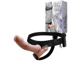 Страпон с вибрацией с 2-мя вибромоторами ULTRA PASSIONATE HARNESS STRAP-ON, BW-022060 sexstyle