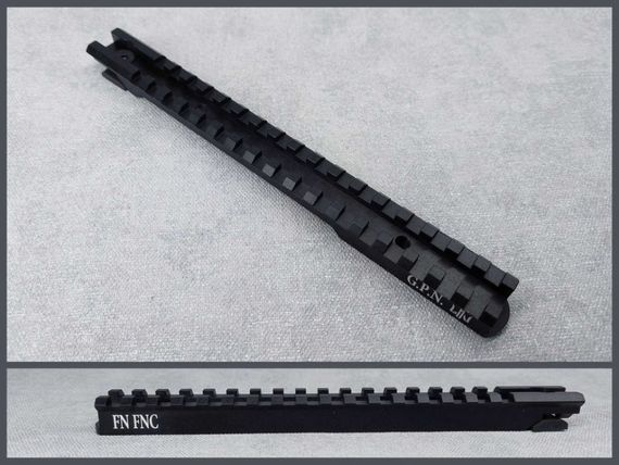 Планка алюмінієва  204х21х15.6 мм для FN FNC чорна | Зображення 6