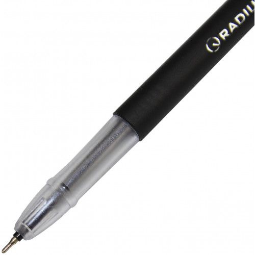Ручка кулькова 7890BK Radius Face pen 0,7мм чорна | Зображення 2