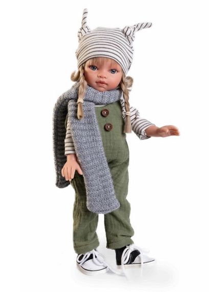 Испанская Кукла Antonio Juan Коллекционная Виниловая Девочка Блондинка со Светлыми Волосами Эмили 33 см