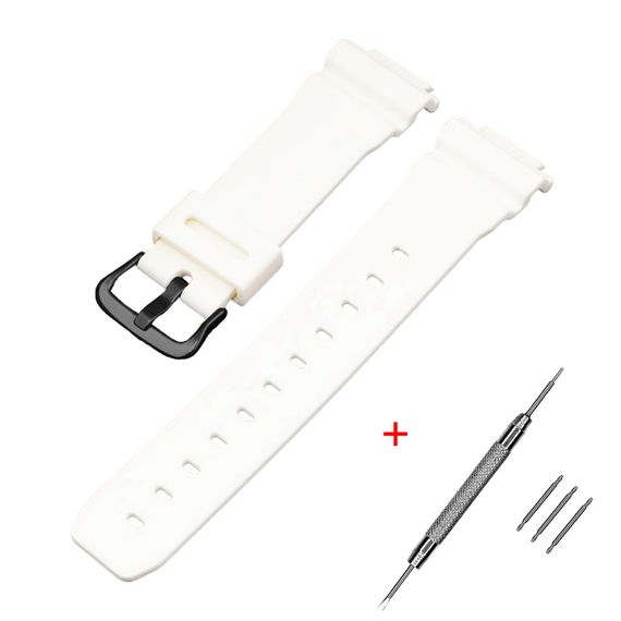 Ремінець для Годинник C2asio G-Shock DW-6900 White BK