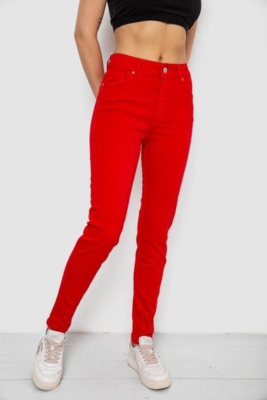 Джинси жіночі Slim Fit, колір червоний, 182R1489S19 | Зображення 2