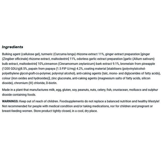 Натуральная добавка для спорта BioTechUSA Digestion and Metabolism 60 Tabs | Зображення 2