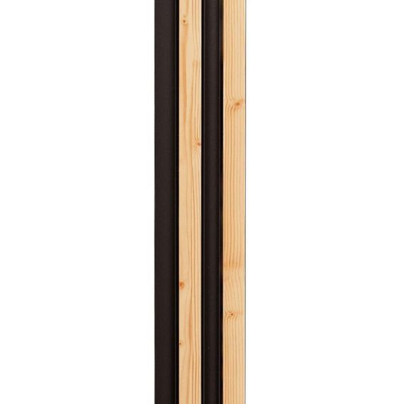 Рейка декоративная PS 2900х120х20мм Сосна з графитом SW-00002146 | Зображення 4
