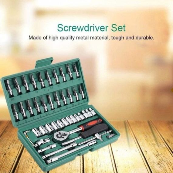Універсальний набір інструментів XPRO MASTER PTool Set 46 предметів у валізі | Зображення 5