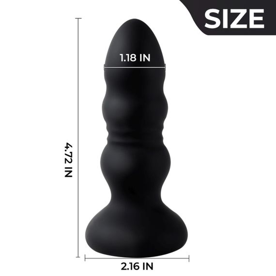 Анальная вибро пробка Lighting anal plug sexstyle | Зображення 2