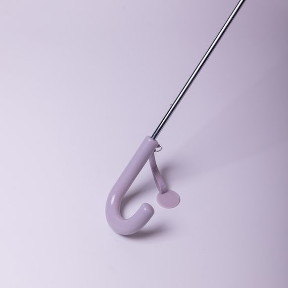 Класична дитяча парасолька-тростина механічна з поліестеру міцна надійна 8 спиць діаметр 89 см Фіолетовий HP-23-12V | Зображення 3