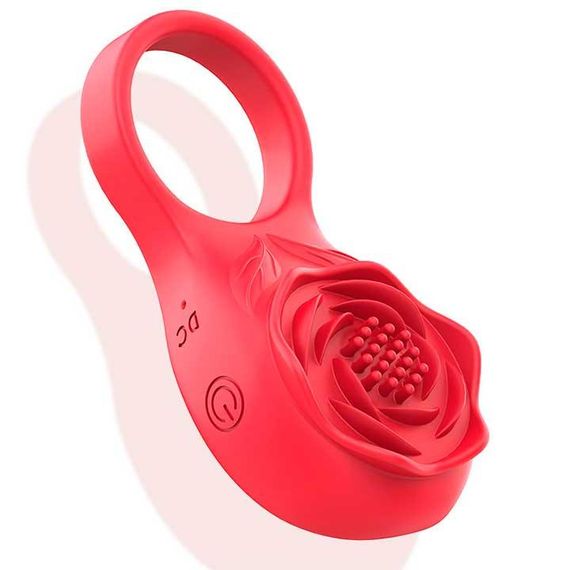 Смарт виброкольцо на пенис Love Spouse "Роза" | Зображення 6