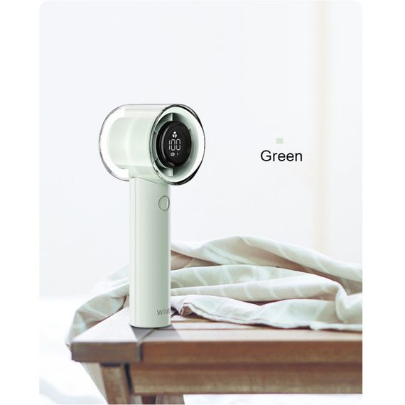 Портативний вентилятор з дисплеєм WIWU WI-FS010 Green | Зображення 4