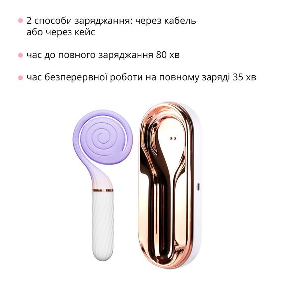 Пульсатор з вакуумною стимуляцією Otouch LOLLIPOP Purple | Зображення 4