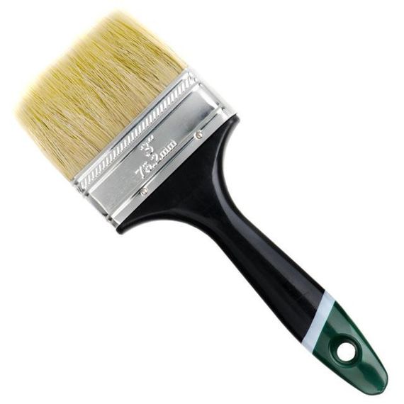 Пензель флейцевий 76*13*44 мм, пластикова ручка INTERTOOL KT-1376 | Зображення 2