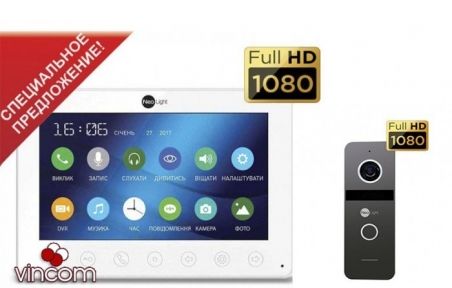 Комплект видеодомофона NeoLight Omega HD и Solo FHD graphite
