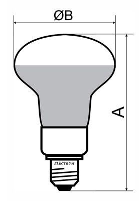 LED лампа E14 Electrum R50 5W(360Lm) 2700K PA LR-6  алюпласт. корпус A-LR-1797 | Зображення 2