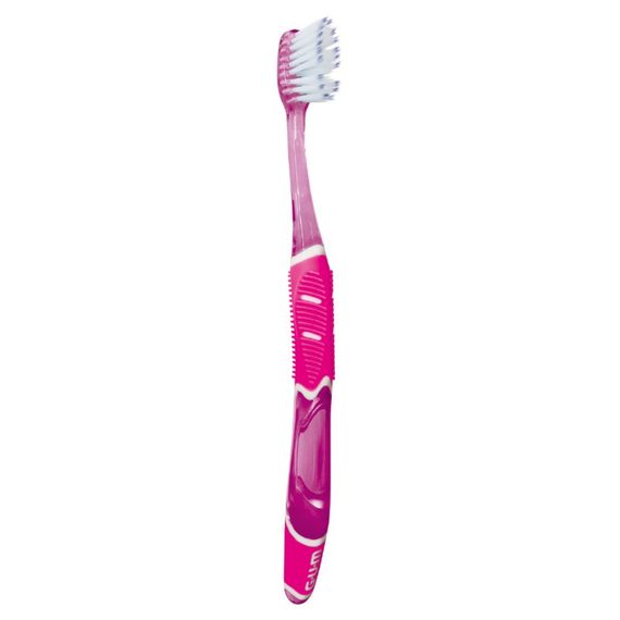 Зубна щітка GUM PRO FULL MEDIUM, повна середньо-м'яка, рожева
