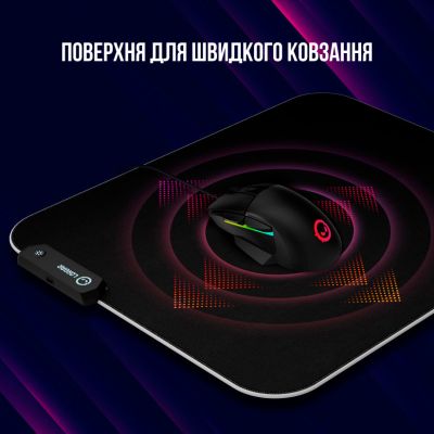 Килимок для мишки Lorgar Steller 919 RGB USB Black (LRG-GMP919) (LRG-GMP919) | Зображення 5