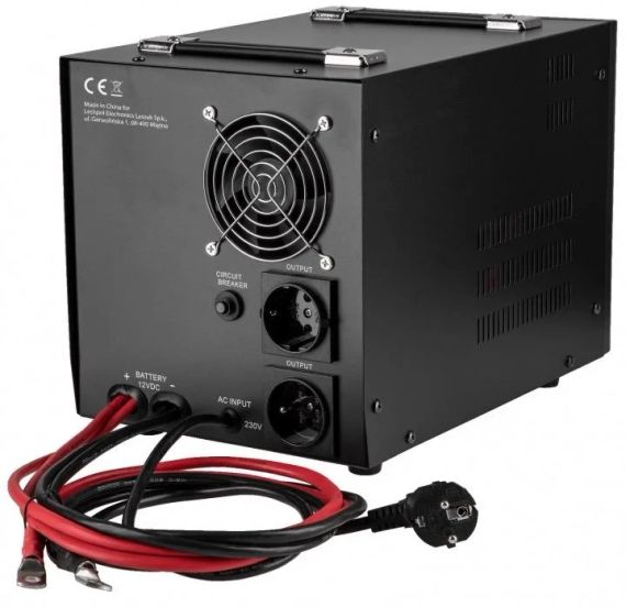 ДБЖ KEMOT PROsinus-2000 12V 2000VA/1200W для котла чорний | Зображення 1