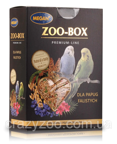 Корм для волнистых попугаев Megan ZOO-BOX Premium Line 750 г 12707