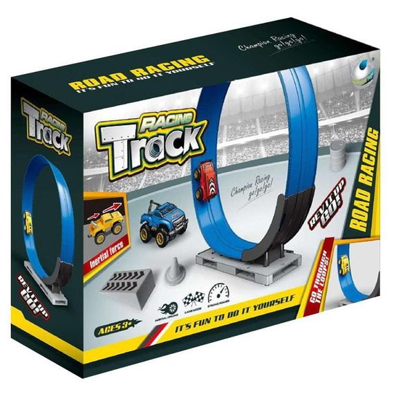 Интерактивный трек с инерционной машинкой SHT 088-4 (1CAR) Blue | Зображення 1