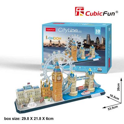 Пазл Cubic Fun Трехмерная головоломка-конструктор City Line Венеция (MC269h) | Зображення 2