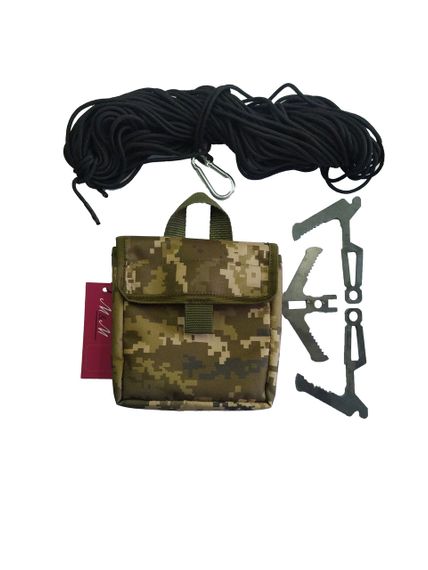 Гачок кішка з шнуром паракорд у підсумку М&М Вид 5 ММ-14 Піксель (213695) | Зображення 1