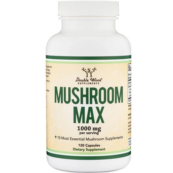 Грибной комплекс Double Wood Mushroom Max 1000 mg (2 caps per serving) 120 Caps