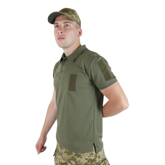 Футболка поло тактична CoolPASS Оливкова XL | Зображення 1