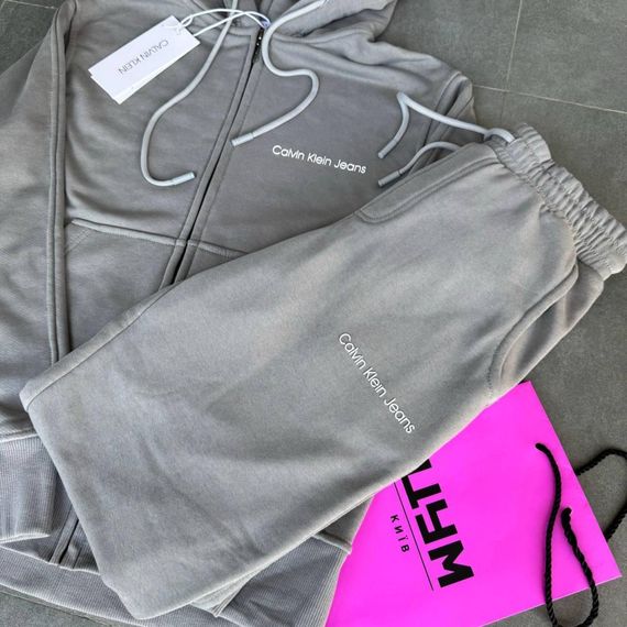 Демісезоний спортивний костюм Calvin Klein Lux колір сірий | Зображення 2