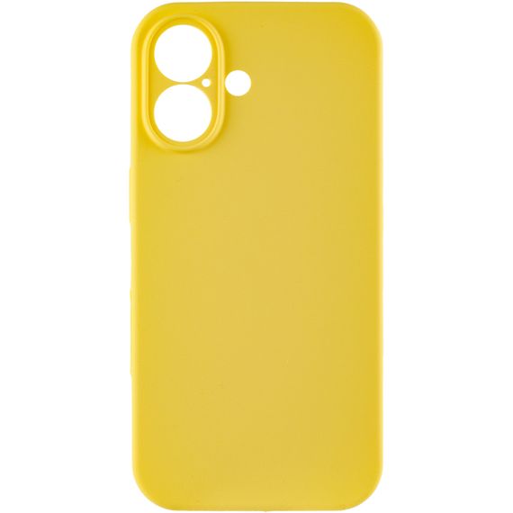 Чохол Silk Full Camera Protective (AA) NO LOGO для Apple iPhone 17 (6.3") Жовтий / Yellow | Зображення 1