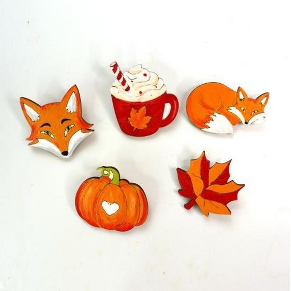 Набір заготовок для створення значків "Яскрава осінь" FDCKW-059 | Зображення 2