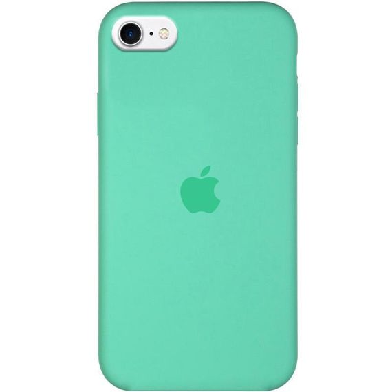 Чехол Silicone Case Full Protective (AA) для Apple iPhone SE (2020) Зеленый / Spearmint