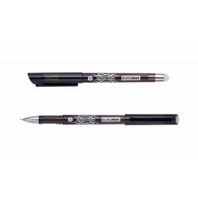 Ручка гелевая Buromax Erase Slim Пиши стирай 0.5 мм Черный корпус (BM.8300-02) - Топ Продаж!