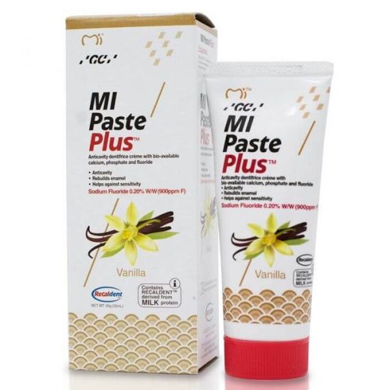 Гель-крем для зубів GC MI PASTE PLUS, ваніль, 35 мл