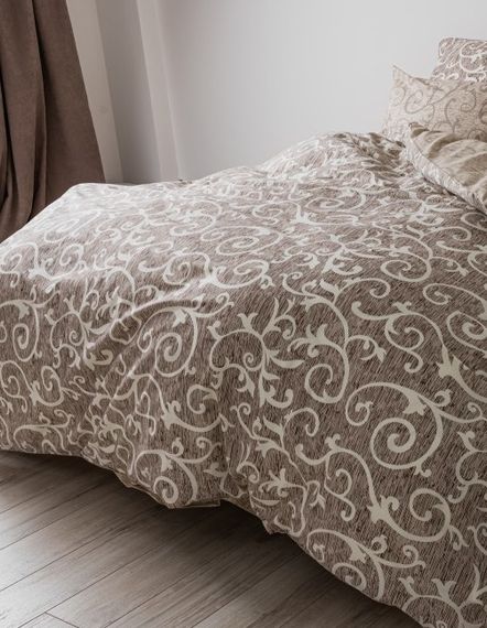 Постільна білизна двоспальне ТЕП Soft dreams Beige and White 2-03858-25007 180х215 см | Зображення 3