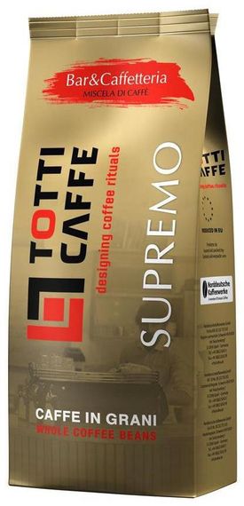 Кофе в зернах Totti Caffe Supremo 1кг. Польша (Тотти золотой)