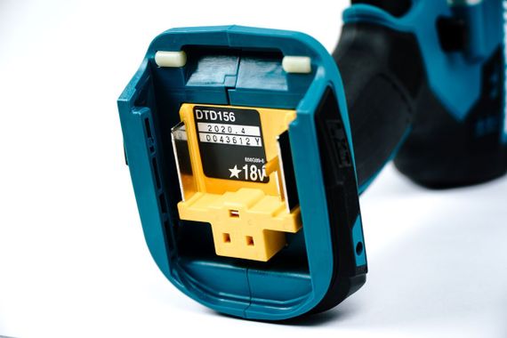 Винтоверт импульсный аккумуляторный Makita DTD156Z (155 Нм, 1/4", LXT, без аккумуляторов и зарядного устройства) | Зображення 6