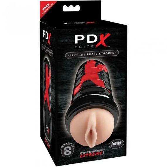 Мастурбатор вагина в колбе Pipedream PDX Elite Air Tight Pussy Stroker Sex Aura | Зображення 2