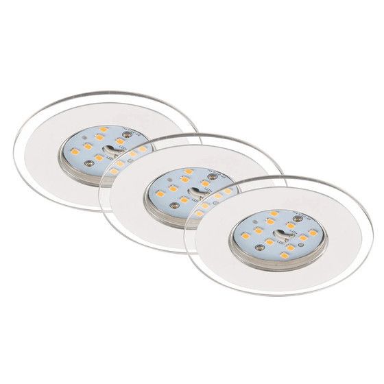 Светильники встраиваемый для ванной комнаты ATTACH LED/4.5W/230V IP44, Briloner 7257-036