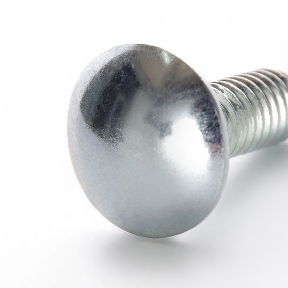 Болт з квадратним підголівником із повною різзю М6*20 DIN 603 кл. пр. 4,8 цинк білий (пач 50 шт.) APRO 5V26020-21 | Зображення 3