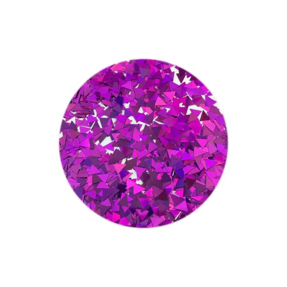 Глиттер-шейкер Фиолетовые Треугольники Stargazer Shapes Glitter Shaker Purple Triangle | Зображення 1